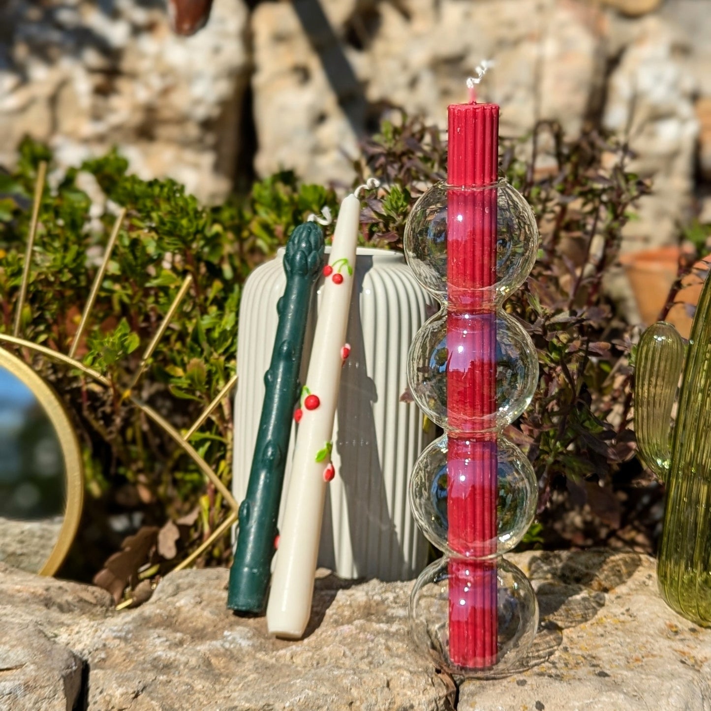 Porte chandelle « Bubble » - Compatible avec toutes les chandelles (hors Asperges) - Les lumières d'Ali